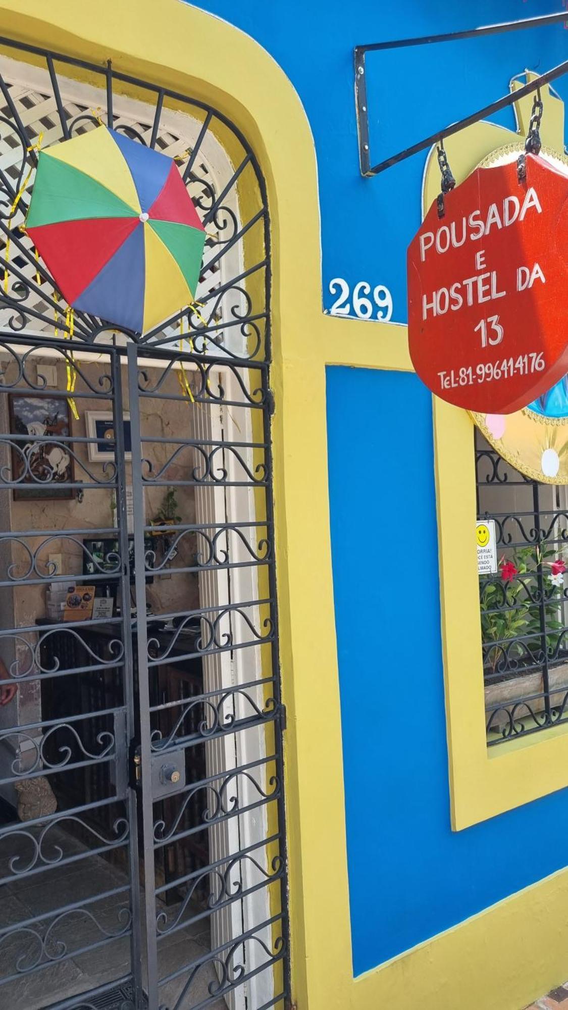 Hostel E Pousada Da 13 Олинда Экстерьер фото